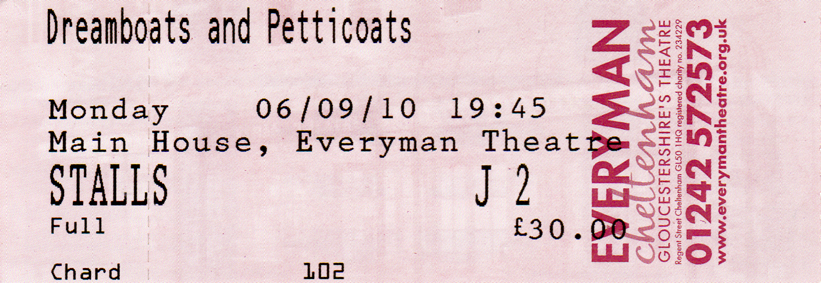 DREAMBOATS AND PETTICOATS Ticket